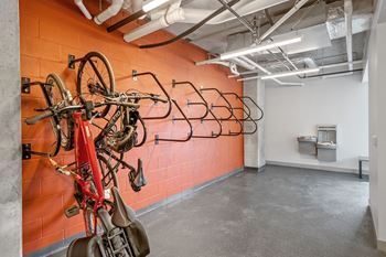 Bike storage & repair station